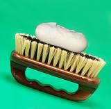 Brush for cleaning with soap