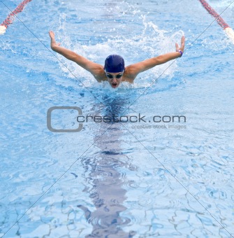 teenager swimmer