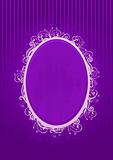 Vector illustration of a violet frame