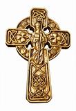Gold St Patrick's Cross