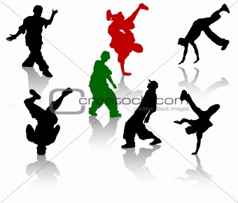 Hip+hop+dancer+silhouette+clip+art