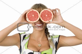 glasses grapefruit