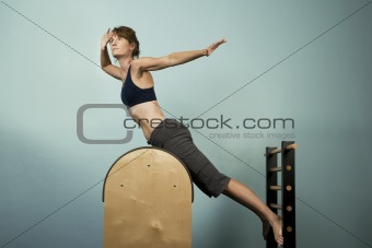 Woman Exercising