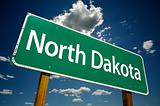 North Dakota Road Sign