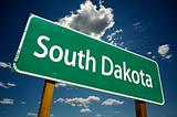 South Dakota Road Sign