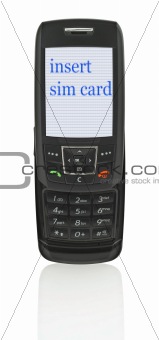 mobile phone with message