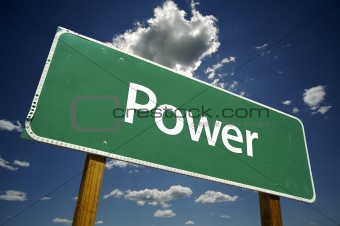 Power Road Sign