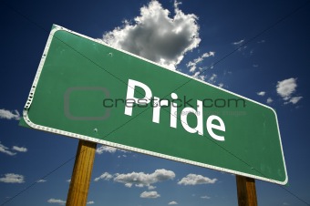 Pride Road Sign