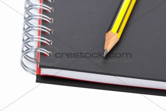 Pencil on a one notebook