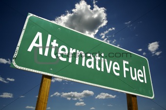 Alternative Fuel Road Sign