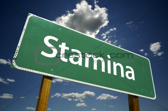 Stamina Road Sign