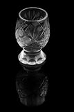 liqueur glass with reflection
