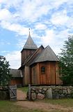 old historic wooden church