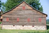 Wood sided barn