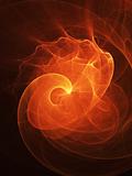 fire dragon spiral rays