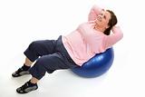 Crunches on Pilates Ball