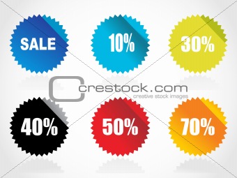 Blank Sale Sticker