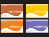 set of colorful vector business tags
