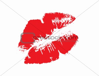 Print of lips