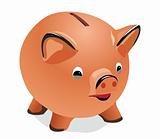 Pig a coin box