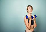 Woman with Dumbbells