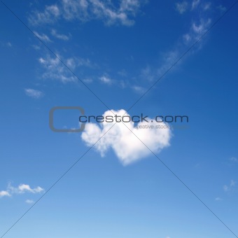 heart shaped clouds