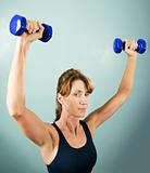 Woman with Dumbbells