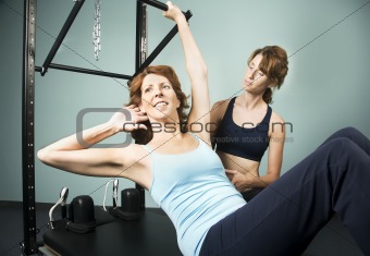 Pilates with a Trainer
