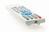 grey remote control for TV