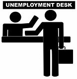 unemployment desk