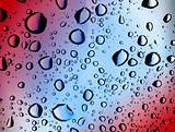 close-up of water drops background 