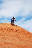 Bike Downhill on red hill