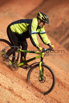 Freeride on red canyon