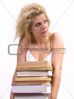 books woman