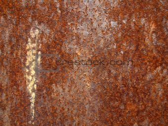 Rusty-colored background