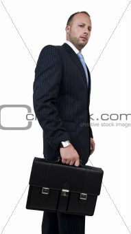 businessman with briefcease