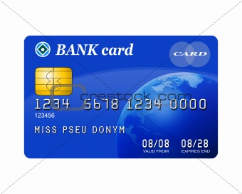 Isolated credit card
