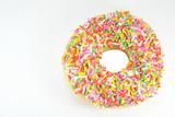 Donut with Colored Rice Sprinkle