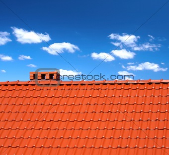 red roofing-tiles