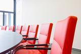 Chairs in a meeting room