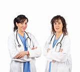 Two female doctors