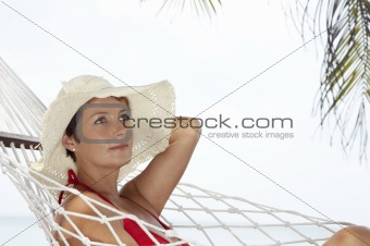 woman in the net