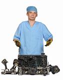 Repair of the automobile engine
