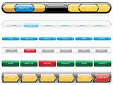 web 2.0 style menu button series set 2