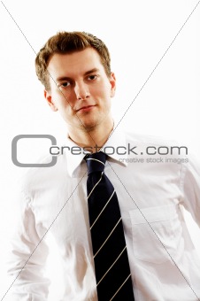 young handsome businessman