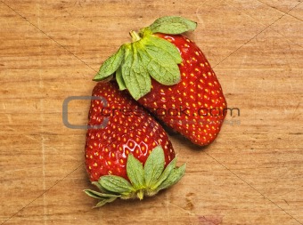 Fresh and tasty strawberries.