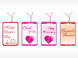 beautiful tags with love set 14