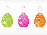 beautiful vector floral tags set 5