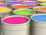 Multi-coloured paints