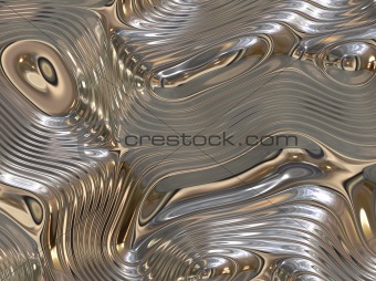 Melted Flowing Gold